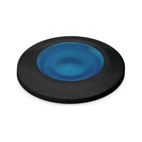 Recessed wall / floor RAIN Round Blue IP67 G9 LED Bulb 1.70W 170lm Nero