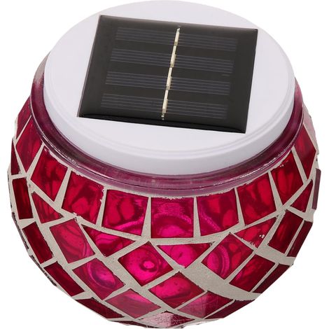 Lampe Solaire Extérieure Verre Globe Lumineux Décoratif Pour Jardin Et (1/5)
