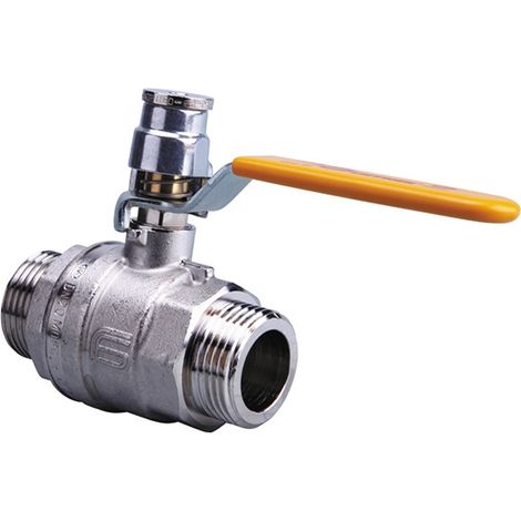 Robinet d'arrêt NF mâle G1"1/2 DN32 cadenassable (1/2)