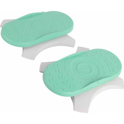 Plateau tournant amincissant vert, appareil de torsion abdominale silencieux, équipement fitness massage taille fine, petit dispositif d'exercice rotatif pour affiner la silhouette (1/5)