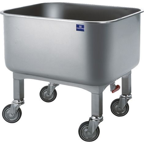 Chariot à Lavages Avec robinet de Vidange, 80 Litres - Mastro - GKZ0001