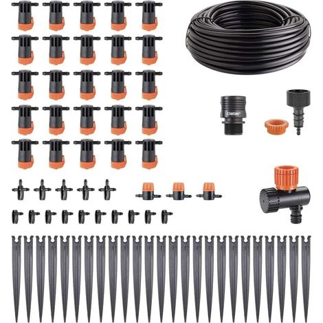 KIT DRIP 25 VASI PLUS PIANTE ORTO IRRIGAZIONE IMPIANTO A GOCCIA CLABER 90759 (1/3)