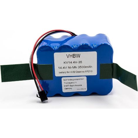 vhbw Akku kompatibel mit Klarstein Cleantouch Staubsauger (3500 mAh, 14,4 V, NiMH)