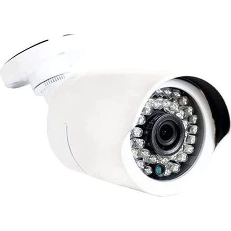 Telecamera bullet ahd full hd 720p 1.3 mpx lente 3,6 mm 36 led infrarossi per visione notturna video camera di sorveglianza protezione ip57 6016ahd (1/2)