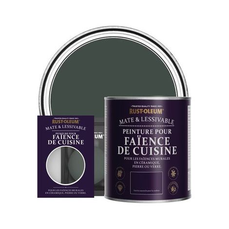 Peinture pour Faïence de Cuisine, Finition Mate - After Dark (1/3)