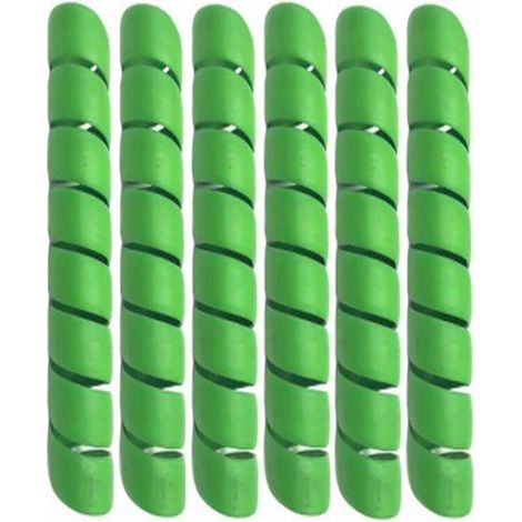Protections vertes pour troncs d'arbres, 5 cm x 40 cm, lot de 6, en plastique, résistantes aux insectes, aux écureuils et aux rats. (1/5)