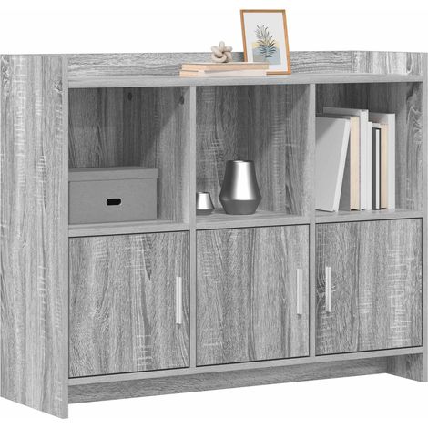 Sideboard/Anrichte/Buffet Grau Sonoma 98,5 x 33 x 80 cm Holzwerkstoff LXWW610171 (1/5)