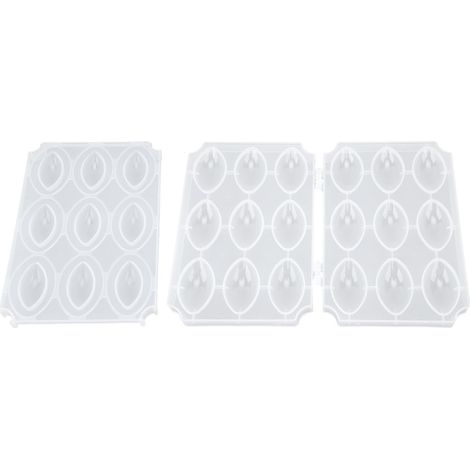 Moule à boulettes de viande, outil de préparation de pain de viande, 9 grilles, accessoires de cuisine transparents (1/5)