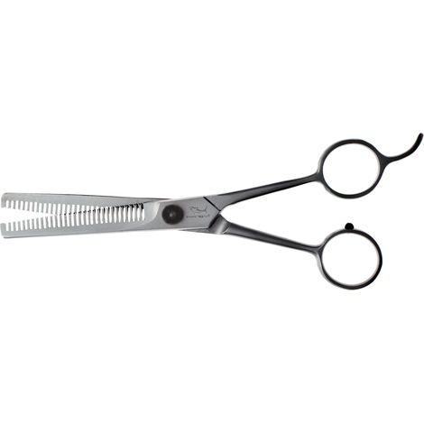 Forbice professionale per sfoltire in acciaio inox da 24 denti per cani e gatti