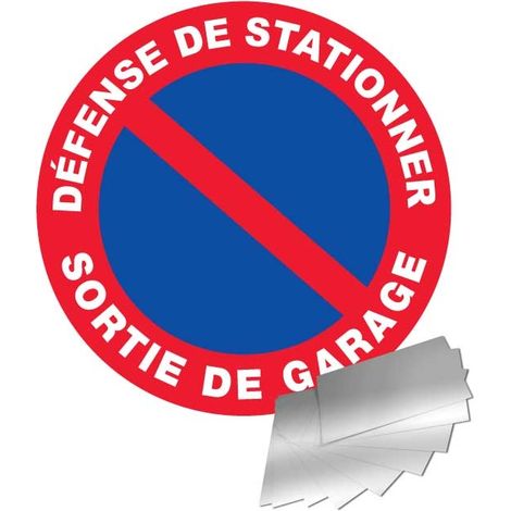 Panneau défense de stationner - Sortie de garage - Alu Ø300mm - 4011424