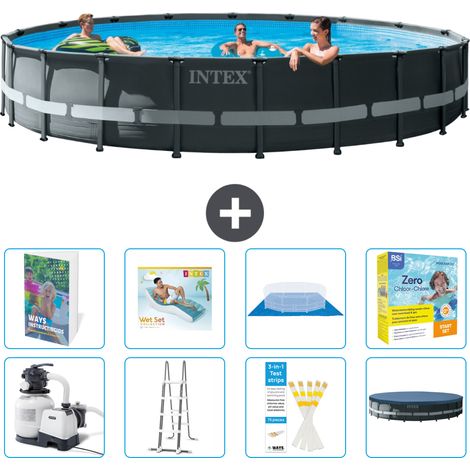 Intex Piscina Ultra XTR Rotonda - 610x122 cm - 9-pezzi  S639