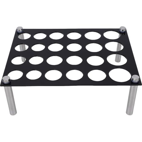 Support de Pièce d'échecs pour Bricolage en Silicone - Support de Moulage de Pièces d'échecs en Acrylique à 24 Trous avec Neuf Options de Diamètre, Résistant à la Chaleur et à la (1/5)