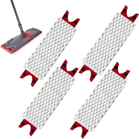 PCS pour Vileda Ultramax Serpillere Recharge, pour Vileda Ultramax/UltraMax Plus/Easy Wring UltraMax Mop, Recharge pour Vileda Serpillere, pour Enlevez les Taches Sales Gardez le Sol Propre (1/4)