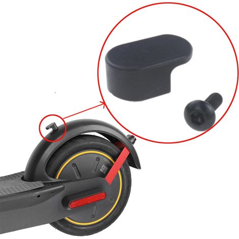 Rear fender hook for Max G30 electric scooter with screw, rear fender replacement parts. (1/4)
