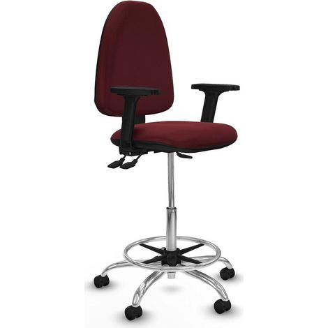 Piqueras y Crespo B2D05RP Silla de Oficina Granate Confort