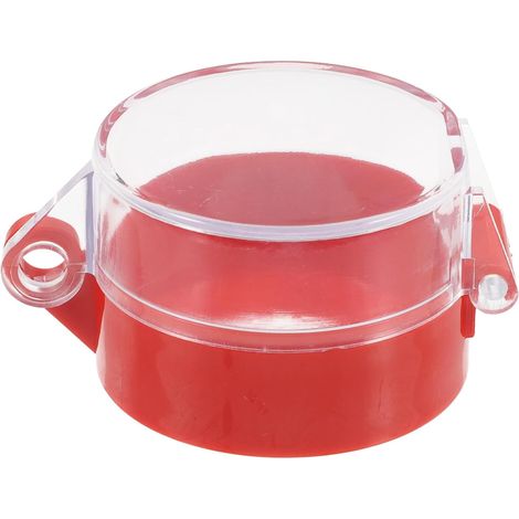 Couvercle de Protection à Bouton-poussoir Rouge en Abs pour Interrupteur Mural et Bouton-poussoir, Installation Facile Résistance aux Chocs pour Usage Industriel (1/5)