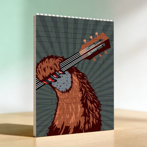 Cadre cadeau anniversaire en blocs, cadeau d’anniversaire (1/5)