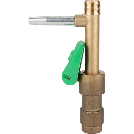 Llave de conexión rápida para válvula de riego de jardín, rosca hembra G1'' (1/5)