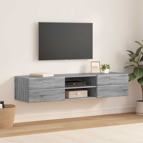 Teenpull – Holzschrank 150 x 39 x 30 cm Graues Sonoma Holzwerkstoff (1/5)