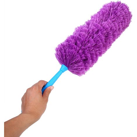 Chiffon anti-statique lavable pour meubles et voiture - Microfibre douce (violet) (1/5)