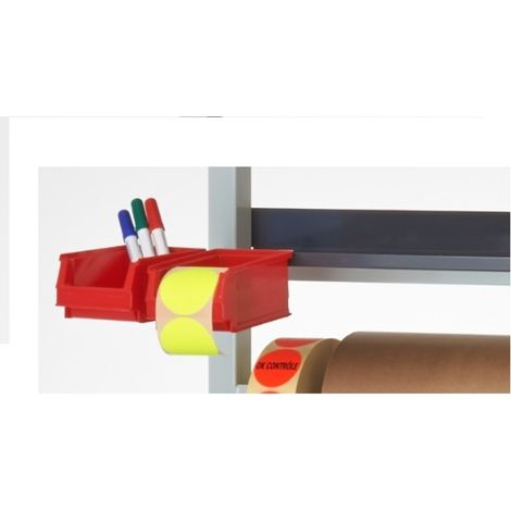 PROVOST - Tablette tôlée gris métal pour table d'emballage (1/2)