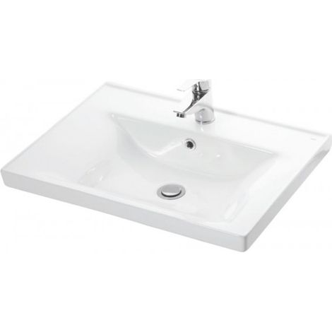 Lavabo suspendu SAVA rectangulaire 55x46x16,5 cm (1/2)