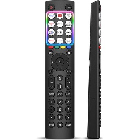 Telecommande pour Telecommande Hisense-Smart-TV, Universel pour Toutes Les TV Hisense, avec 12 Touches de Raccourci (1) (1/5)