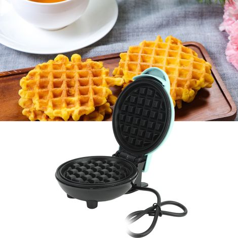 Appareil à sandwichs et petit-déjeuner multifonction 3 en 1 bleu ciel American Standard 110 V : sandwichs épais, toasts, gaufres et pâtisserie. (1/5)