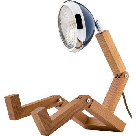 Piffany Mr. Wattson Original Tischlampe Cobra blue