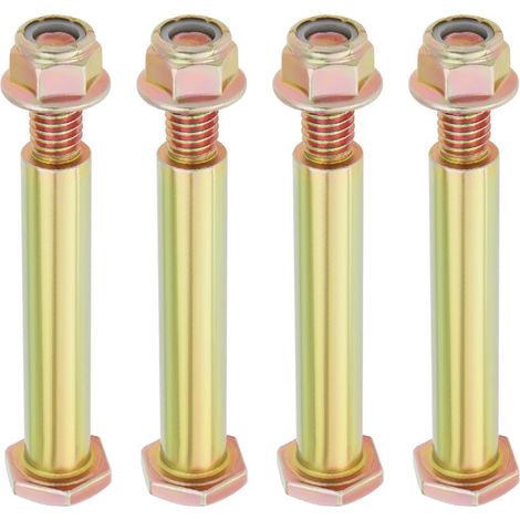 4 Boulons De Roue, Filetage 3/8, Longueur 93,5mm, Écrous Inclus, Pour Cub Cadet Craftsman (1/5)