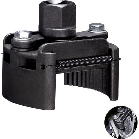 Clé à Filtre à Huile Réglable Universelle 60-80 mm, Outil universel pour le démontage de filtres à huile, 2 Griffes Réglables en Acier Moulé pour voitures, camions, motos et bateaux (1/5)
