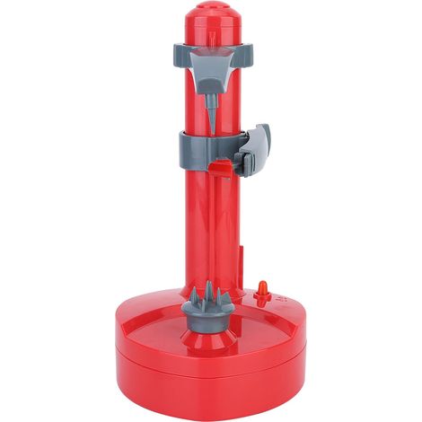 Éplucheur de fruits électrique multifonctionnel automatique pour la maison, machine à éplucher les fruits, outil de cuisine rouge (1/5)