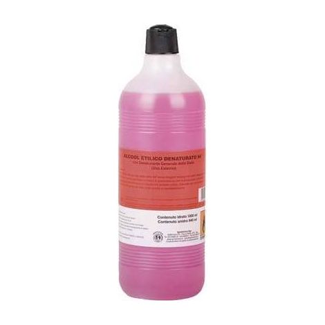 ALCOOL ETILICO DENATURATO 94° - LT 1 - 12 pezzi
