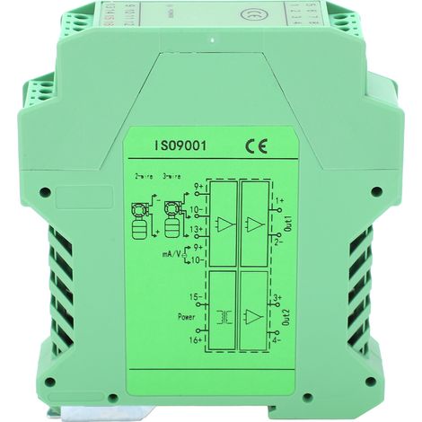 Haofy Isolateur de Signal CC, Transmetteur de Tension Efficace pour émetteur à Deux et Trois Fils avec Matériau ABS – Idéal pour Un Usage Industriel