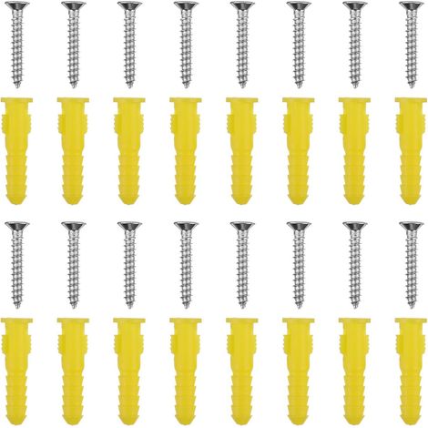 100 Pieces Resistance Corrosion Steel Superior Anchors Drywall Hollow