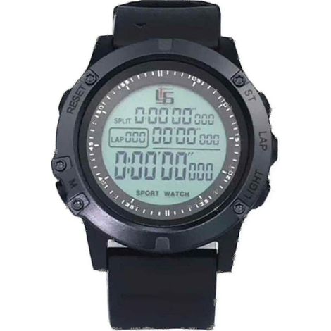 Montre d'arbitre de football avec minuteur, aiguilles lumineuses, compte à rebours, chronomètre, mode jeu pour professeur d'éducation physique, grand cadran (noir). (1/5)