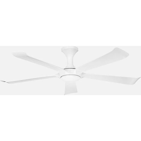 Ventilatore Vinaros DC 18w Bianco 5 pale 6 velocità 144d 2250lm 300045006500Kk Telecomando+memoria+timer