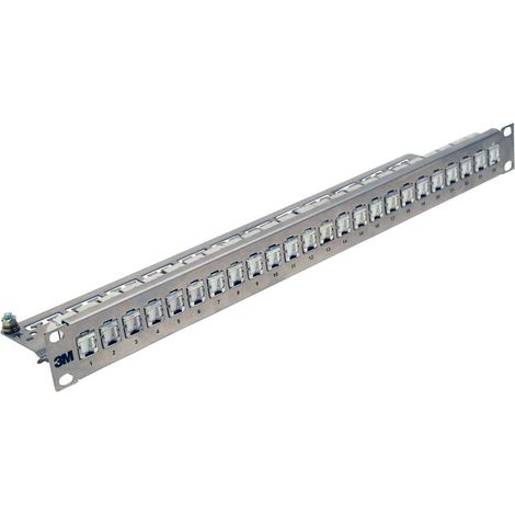Corning Patchpanel 24 Ports 1HE mit Cat6A PL Modulen UU001622826