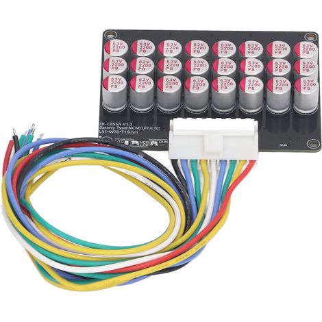 Bilanciatore di batterie attivo da 5 A per batterie al litio LFP LiPo LTO da 6 a 8S, condensatore equalizzatore, gruppo completo. (1/5)