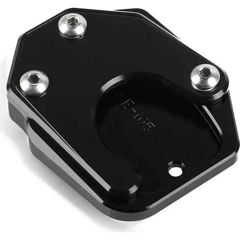 (noir) Compatible avec Honda CBR600RR CBR 600 RR CBR 600RR CBR600 RR 2013 2014 2015 - Plaque de support de béquille latérale, élargisseur de béquille, extension de support maxpower (1/4)