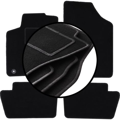 Komplettset Veloursmatten für: Citroen C4 I Coupé, Schrägheck (2004-2010)