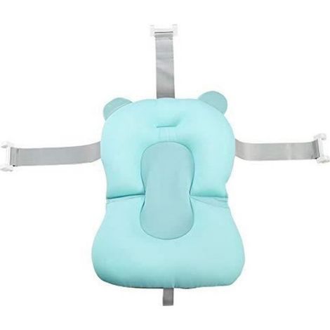 Tapis de bain pour bébé - - Antidérapant Flottant Doux de Siège - Portable Bébé Douche Air Coussin Lit (1/3)