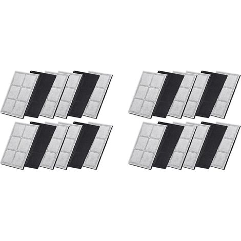 Lot de 24 filtres de rechange pour fontaine à eau Drinkwell Platinum pour chats et chiens. (1/5)