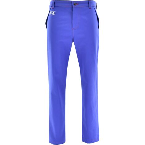 Pantaloni da saldatore Sara ignifughi, blu, XXL (1/3)