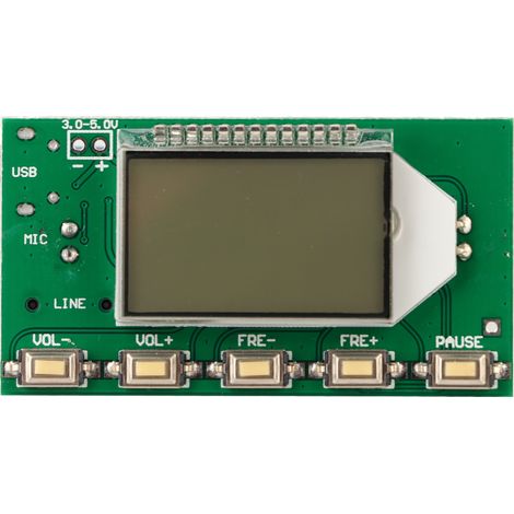 DSP & PLL Digital Wireless Microphone Stereo FM Transmitter Module 87-108MHz