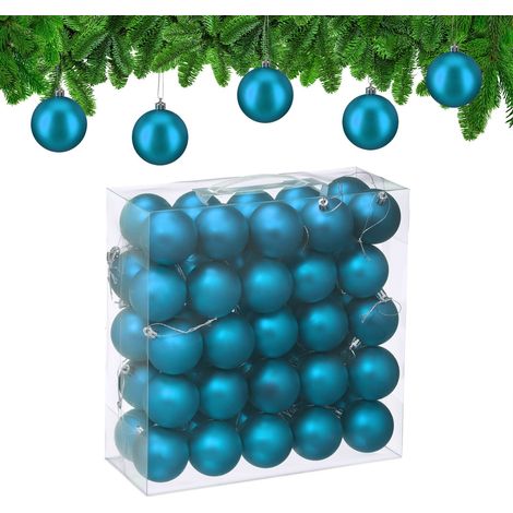 Juego de bolas navideñas mate, 50 piezas