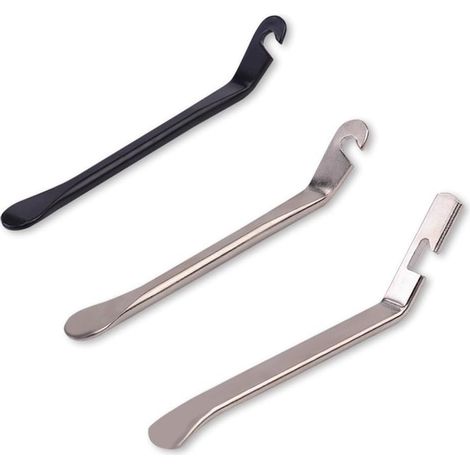 Kit leva per pneumatici in acciaio al carbonio da 3 pezzi per la riparazione di biciclette (1/5)