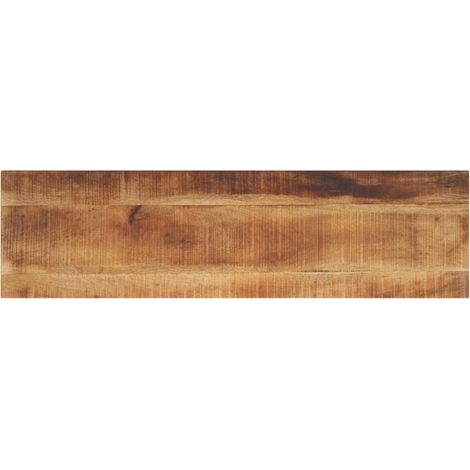 Tischplatte 100x20x3,8 cm Rechteckig Raues Massivholz Mango