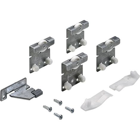 Ferrure de porte coulissante Top Line 27 3-porte Complete-Set 25kg DIN G/D Hettich (1/3)