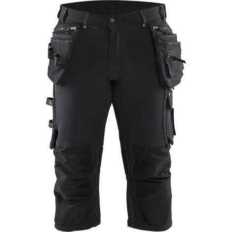 Pantacourt stretch 4D artisan 1797 - Noir S - FR(40) - SE(C46) - Courtes